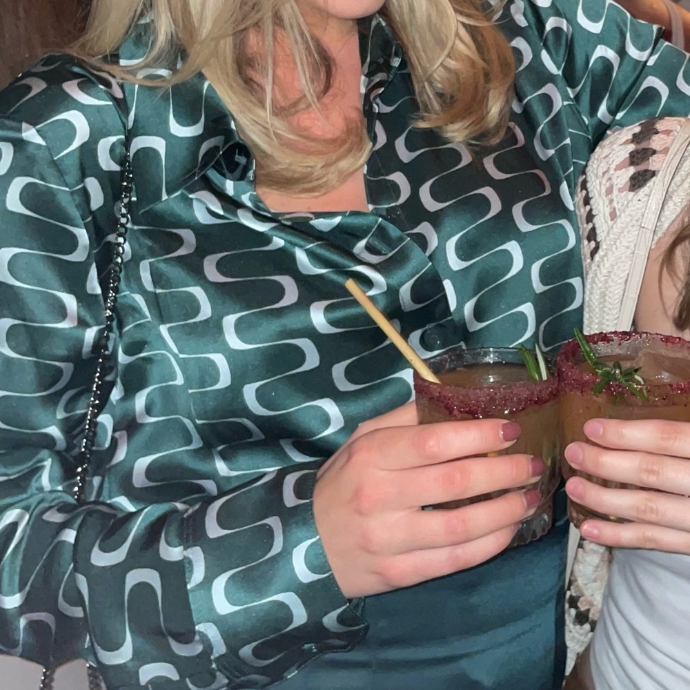 Reformation Sky Silk Top